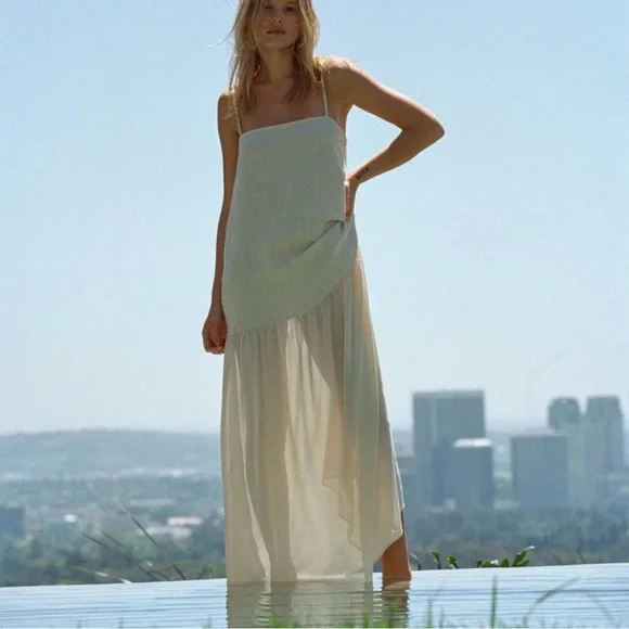 NWT | VRG GRL Elegant Cream Maxi Dress - Size 4 (small) - Picture 3 of 15